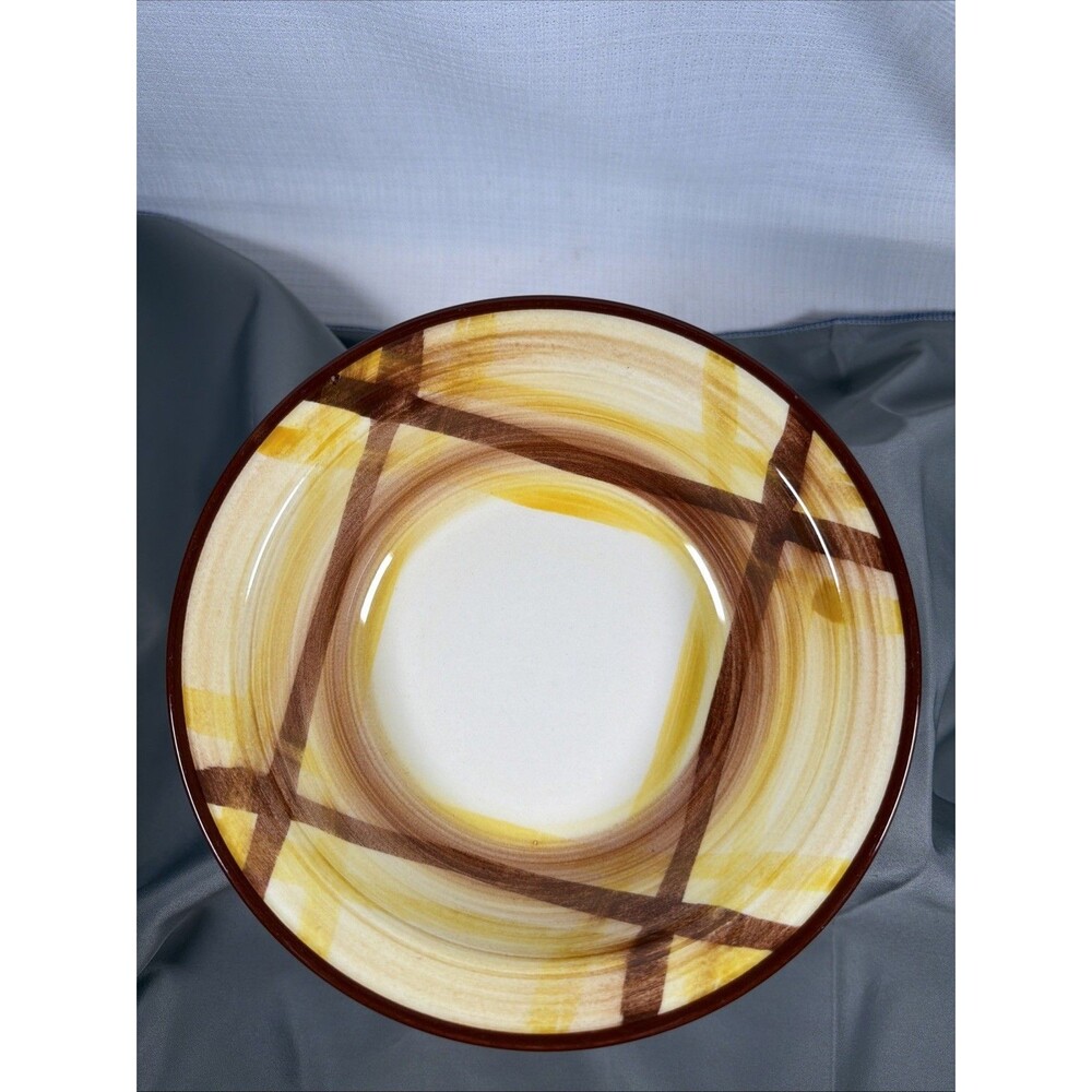 Vintage Vernonware Organdie 7" Soup Cereal Bowl Mid Century California Pottery